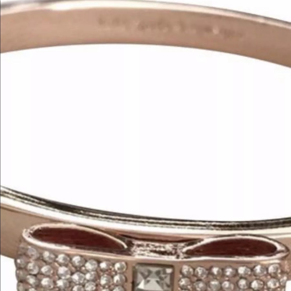 NWT Kate Spade rose gold bangle bow bracelet - Picture 4 of 6
